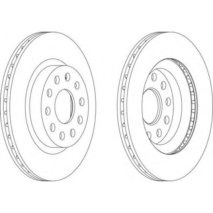 Диск тормозной FERODO DDF1223