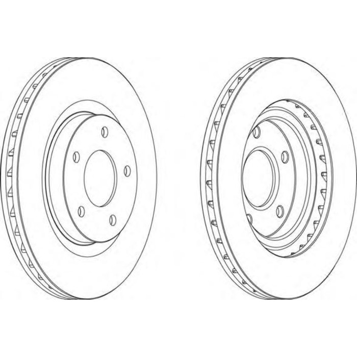 Диск тормозной FERODO DDF1624