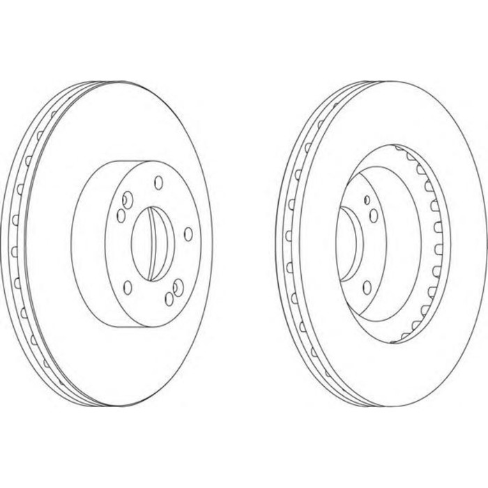 Диск тормозной FERODO DDF1630