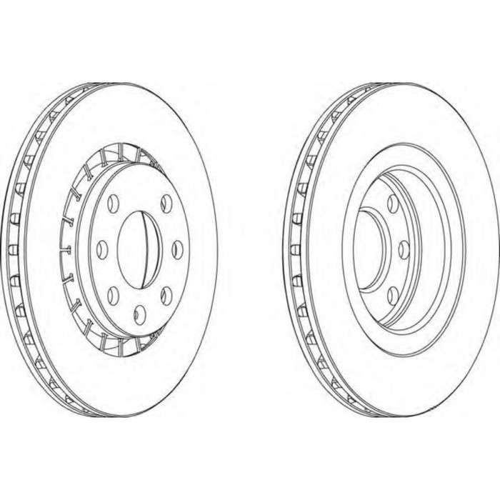 Диск тормозной FERODO DDF206