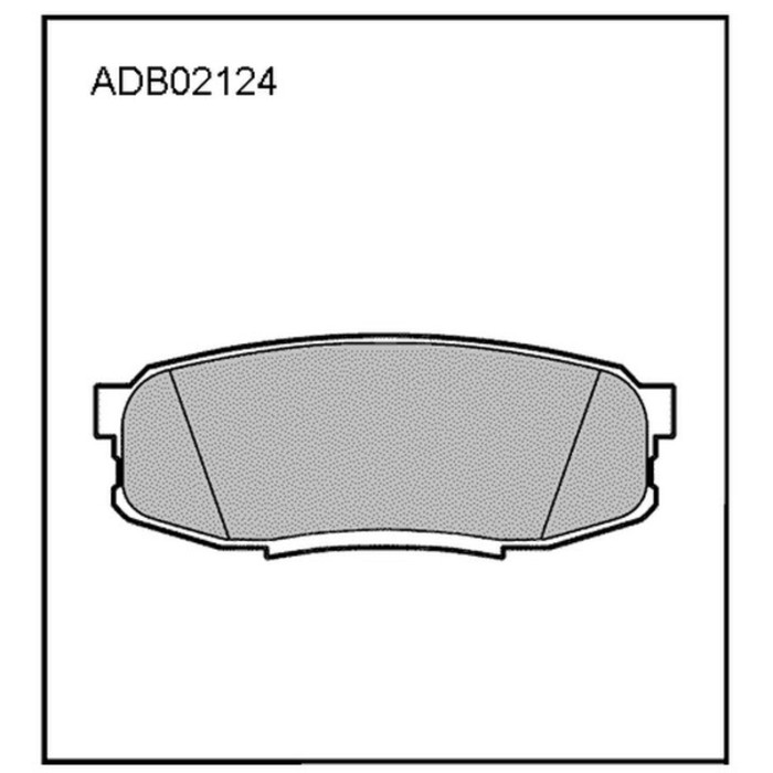 Колодки тормозные ALLIED NIPPON ADB02124