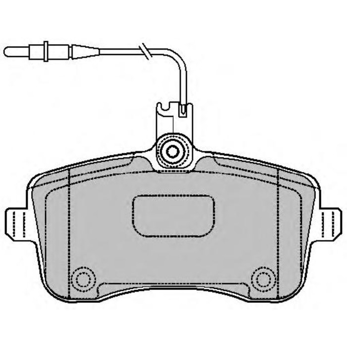 Колодки тормозные дисковые FERODO FDB1725
