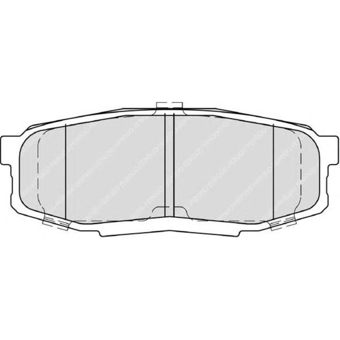 Колодки тормозные дисковые FERODO FDB4230