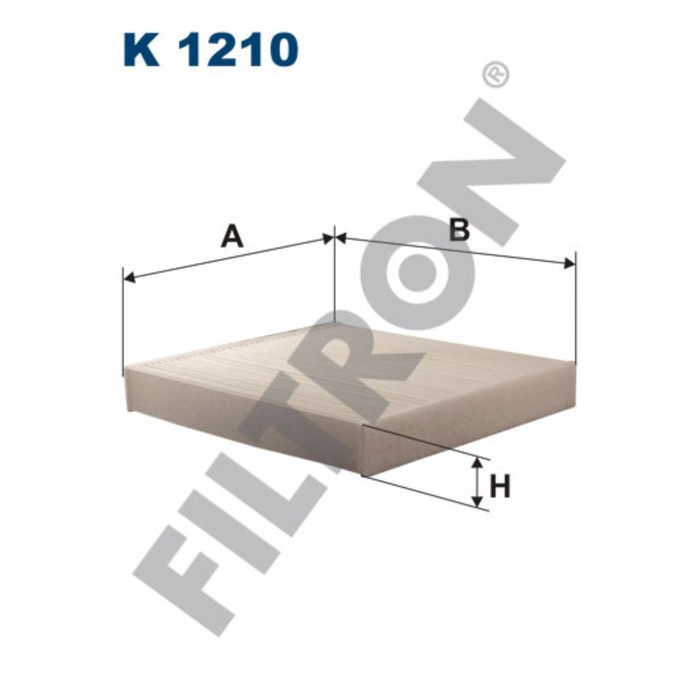 Фильтр салона FILTRON K1210