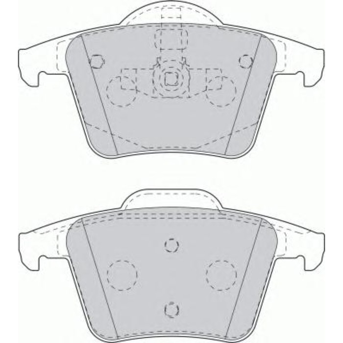 Колодки тормозные FERODO FDB1632