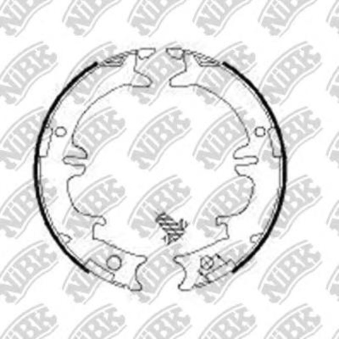 Колодки ручника NIBK FN0567