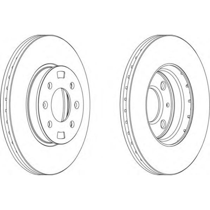 Диск тормозной FERODO DDF1603