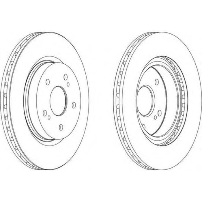 Диск тормозной FERODO DDF1635