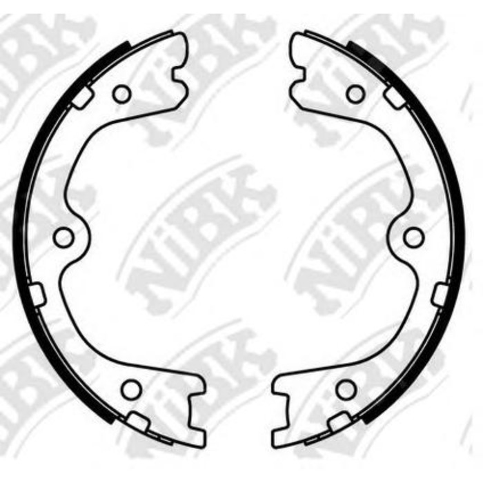 Колодки барабанные NIBK FN22002
