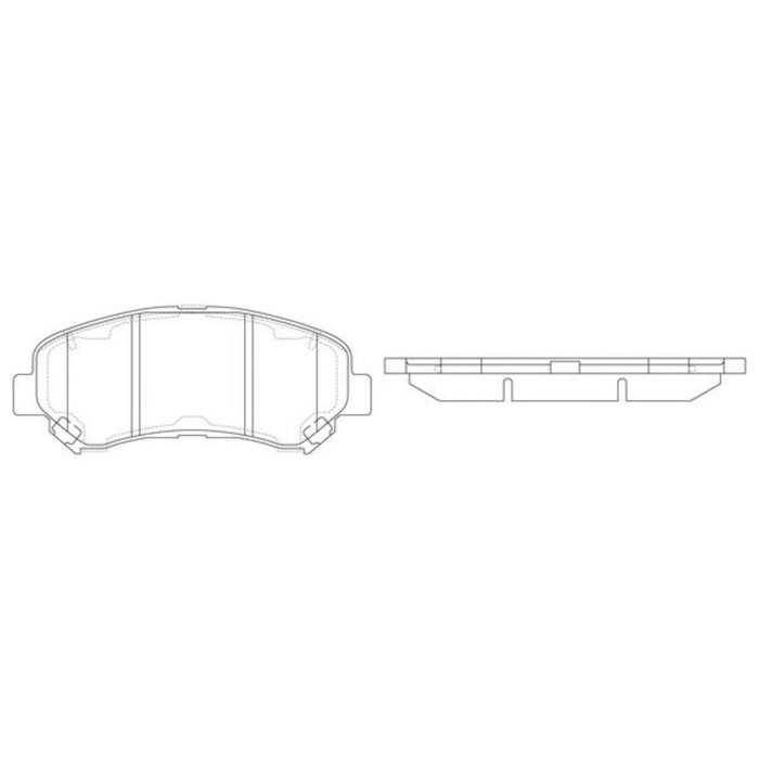 Колодки тормозные дисковые FIT FP1338