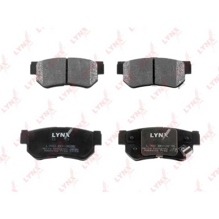 Колодки тормозные LYNX BD-3605