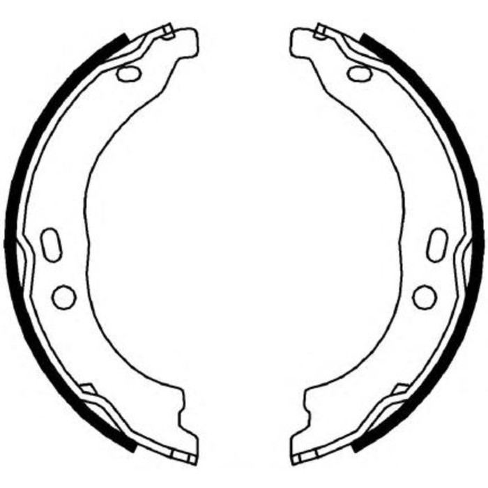 Колодки барабанные FERODO FSB696