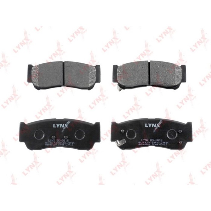 Колодки тормозные LYNX BD-3616