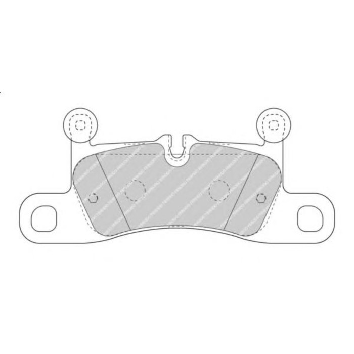 Колодки тормозные FERODO FDB4424