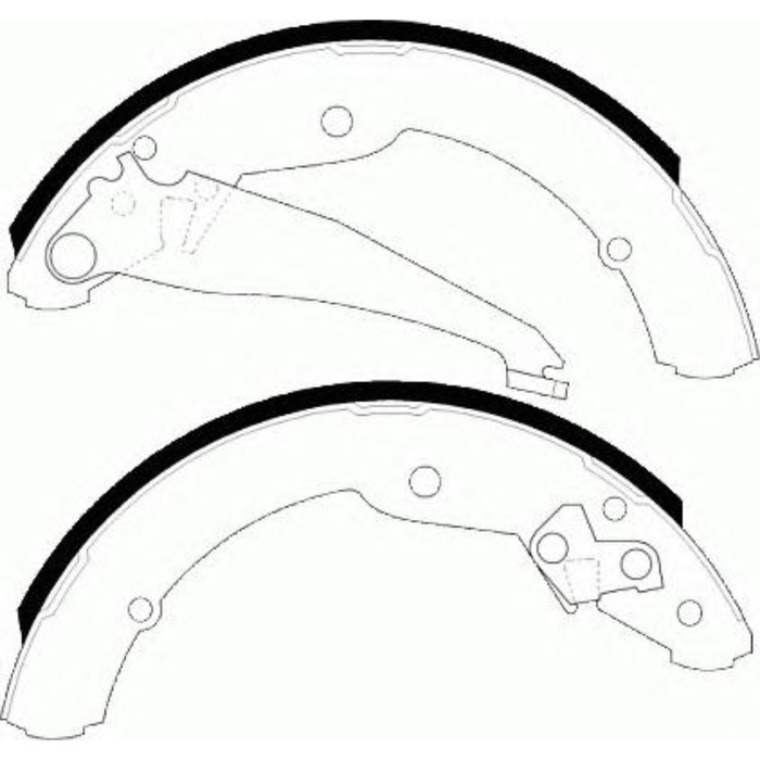 Колодки тормозные FERODO FSB549