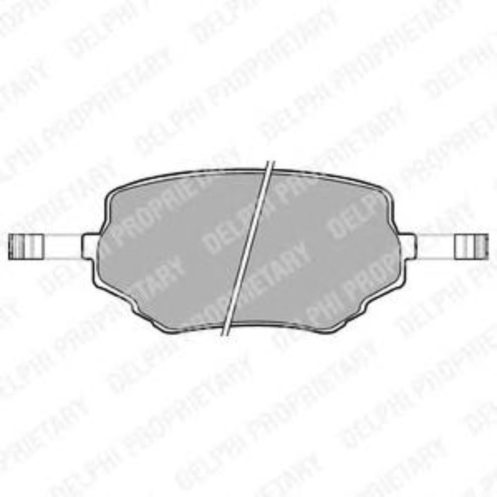 Колодки тормозные DELPHI LP1015