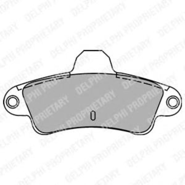 Колодки тормозные DELPHI LP1242