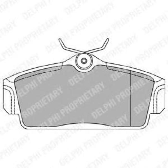 Колодки тормозные DELPHI LP1435