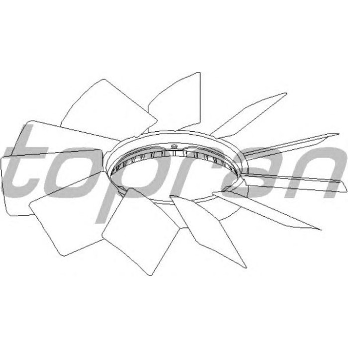 Вентилятор охлаждения HANS PRIES 500900755