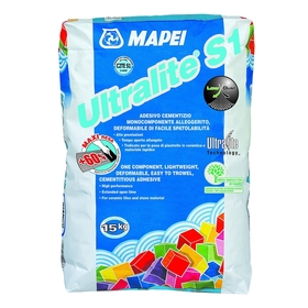 

Клей для плитки Ultralite S1, серый, 15 кг