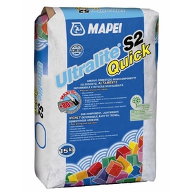 

Клей для плитки Ultralite S2 Quick, серый, 15 кг