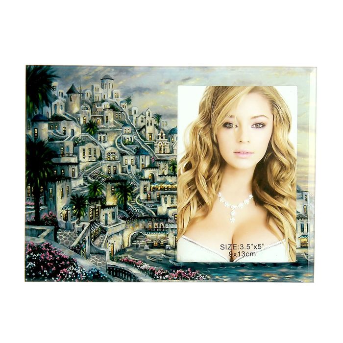 Фоторамка "Цветущий городок" 9х13 см