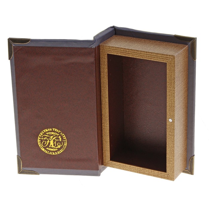 Шкатулка книга "Кулинарный сборник" ткань 21х13х5 см