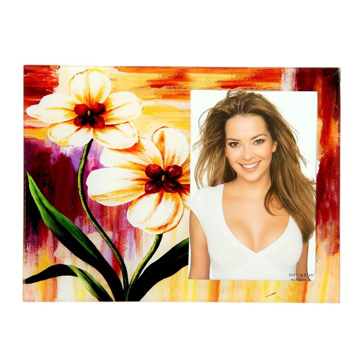 Фоторамка "Белая орхидея" 9х13 см