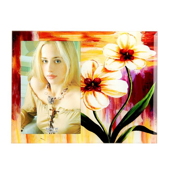 Фоторамка "Белая орхидея" 10х15 см