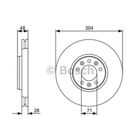 

Диск тормозной Bosch 0986479380