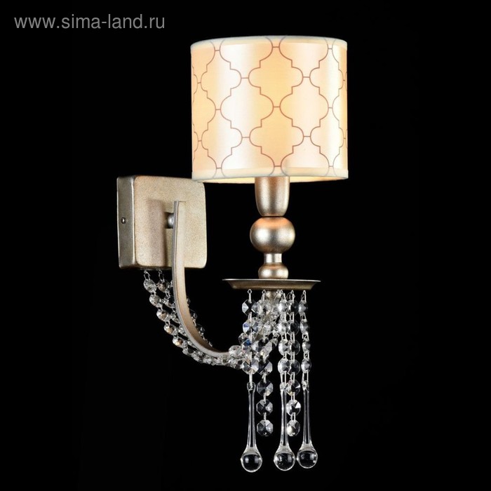 фото Бра bience 1x40w e14 античное золото 14x24x38см maytoni