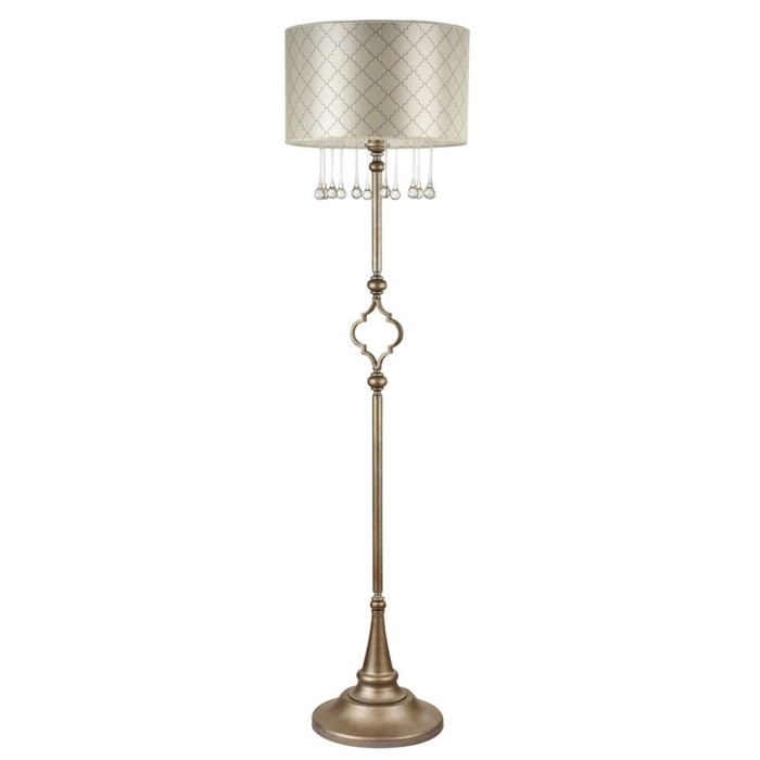 Торшер Bience 1x40W E27 античное золото 43x43x165см