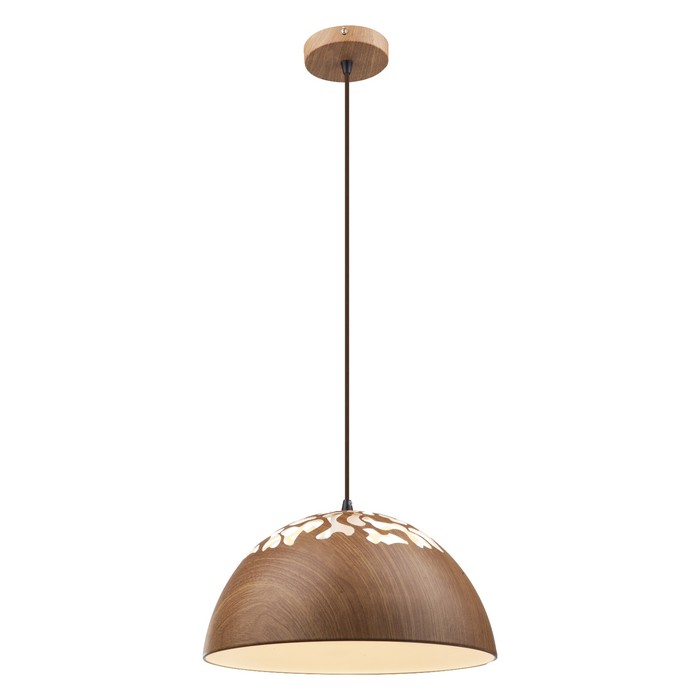 Люстра подвес JACKSON II 1x60Вт E27 коричневый 35x35x120см