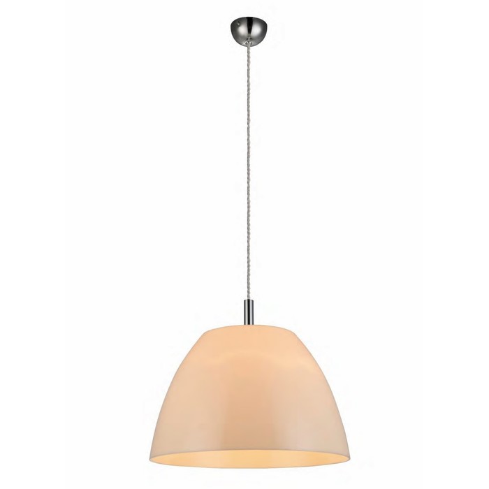 Люстра подвес EARTH I 1x60Вт E27 хром 35x35x120см