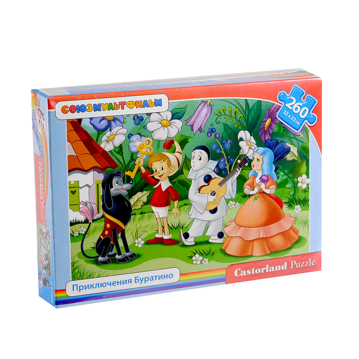 Пазлы "Приключения Буратино", 260 элементов