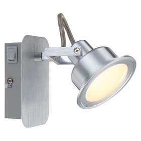 

Спот LINDSEY 1x5Вт LED серебро 16,5x8x12см