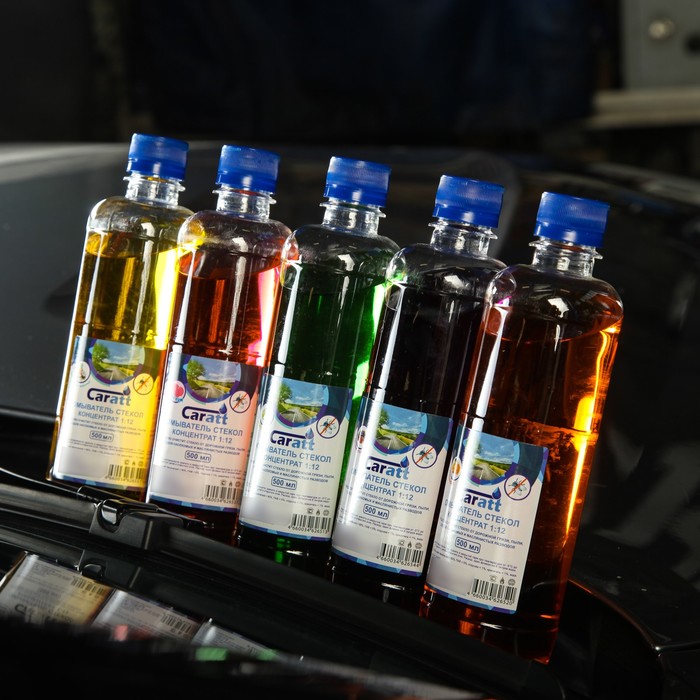 Омыватель стёкол Caratt летний, концентрат 1:12, Лесные ягоды, 0,5 л