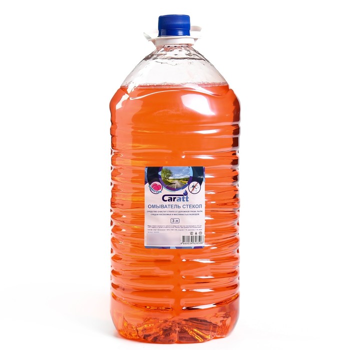 Омыватель стёкол Caratt летний, 3 л, Bubble Gum, до -5