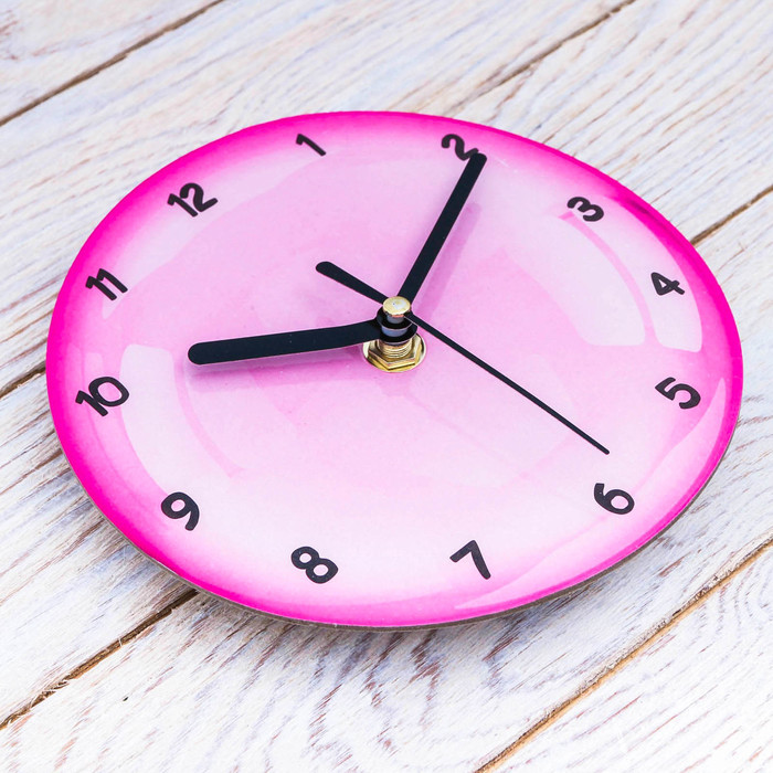 Часы настенные с наклейками "Слонята"