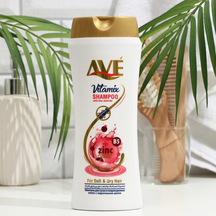 Шампунь для сухих и поврежденных волос "Ave", 400 мл