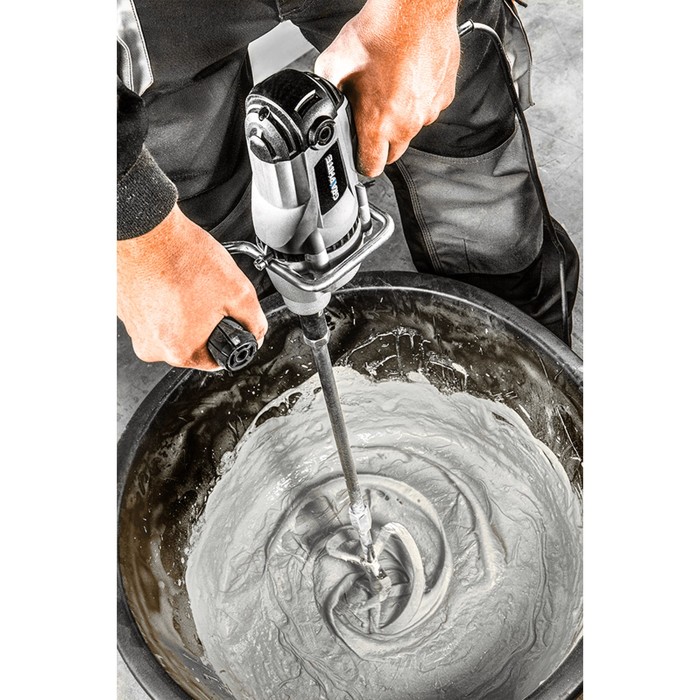 Дрель-миксер GRAPHITE 58G605, 850 Вт, М14, 500 об/мин, сверлильный патрон, кейс