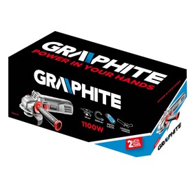

Угловая шлифмашина GRAPHITE 59G110, 1100 Вт, 125 х 22.2 мм, 11000 об/мин, М14