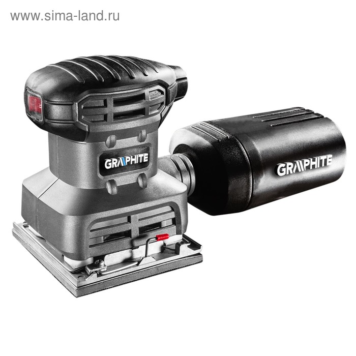 Вибрационная шлифмашина GRAPHITE 59G320, 220 Вт, 104х112 мм, 26000 кол/мин, 3 основания