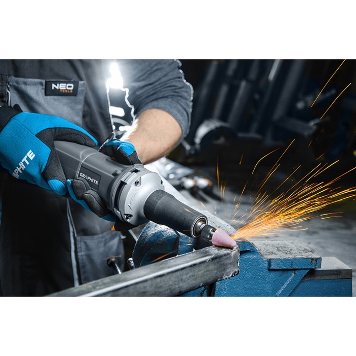 Шлифмашина прямая GRAPHITE 59G071, 710 Вт, 12000-28000 об/мин, шпиндель 6 мм