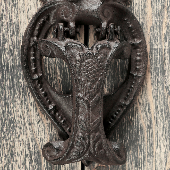 Настенный крючок "Ангел", винтаж, чугун, 14*23см