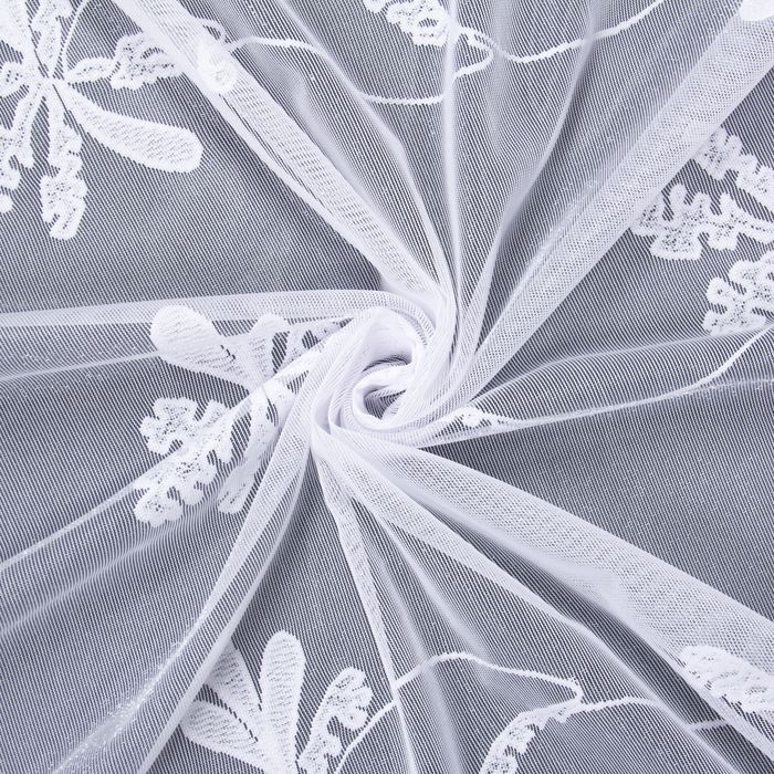 Тюль "Этель" Кипарис, 150х250 см с фестоном, 57 г/м²,100% п/э