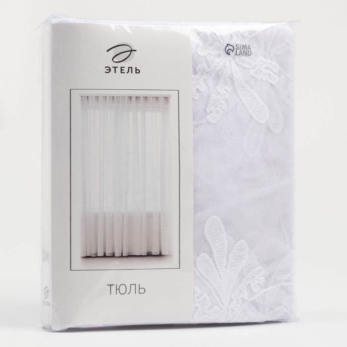 Тюль "Этель" Кипарис, 150х250 см с фестоном, 57 г/м²,100% п/э