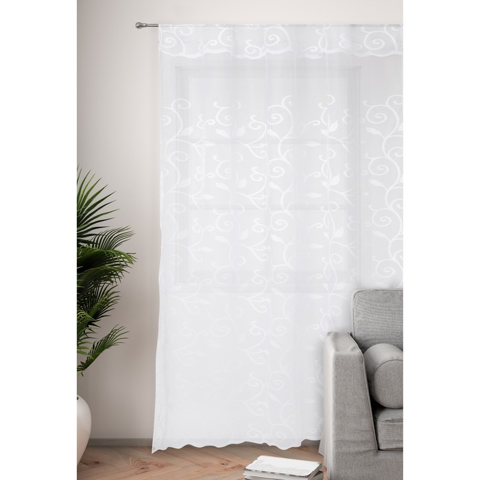 Тюль "Этель" Нежность, 150х250 см с фестоном, 60 г/м²,100% п/э