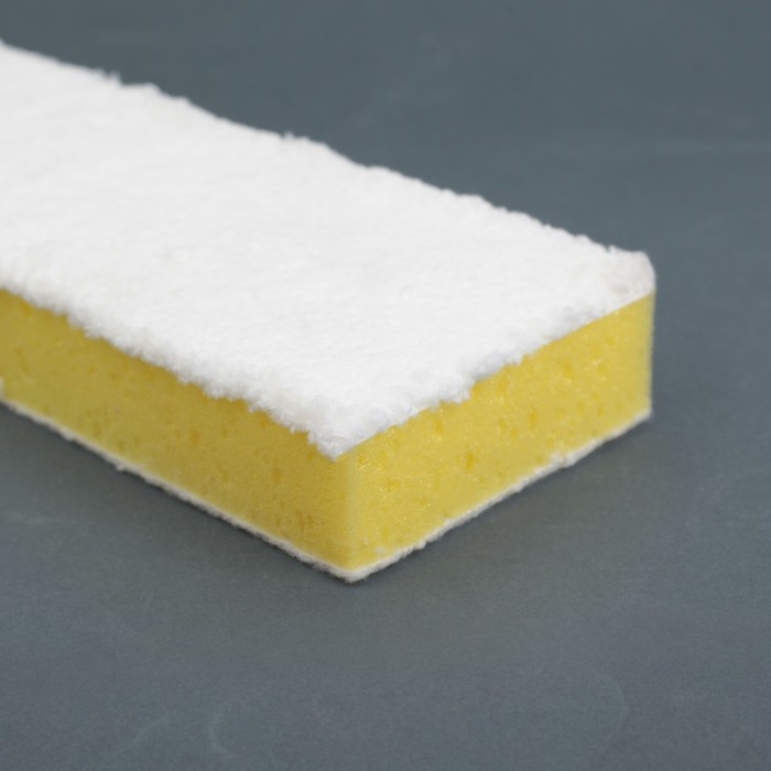 Насадка для швабры со складным отжимом, поролон 28х9 см