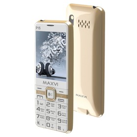 

Сотовый телефон Maxvi P15 цвет белое золото